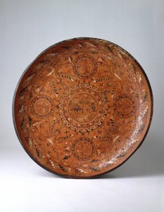 Batea, de Michoacan (madeira laqueada)